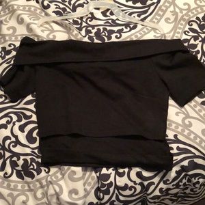 Off the shoulder crop top